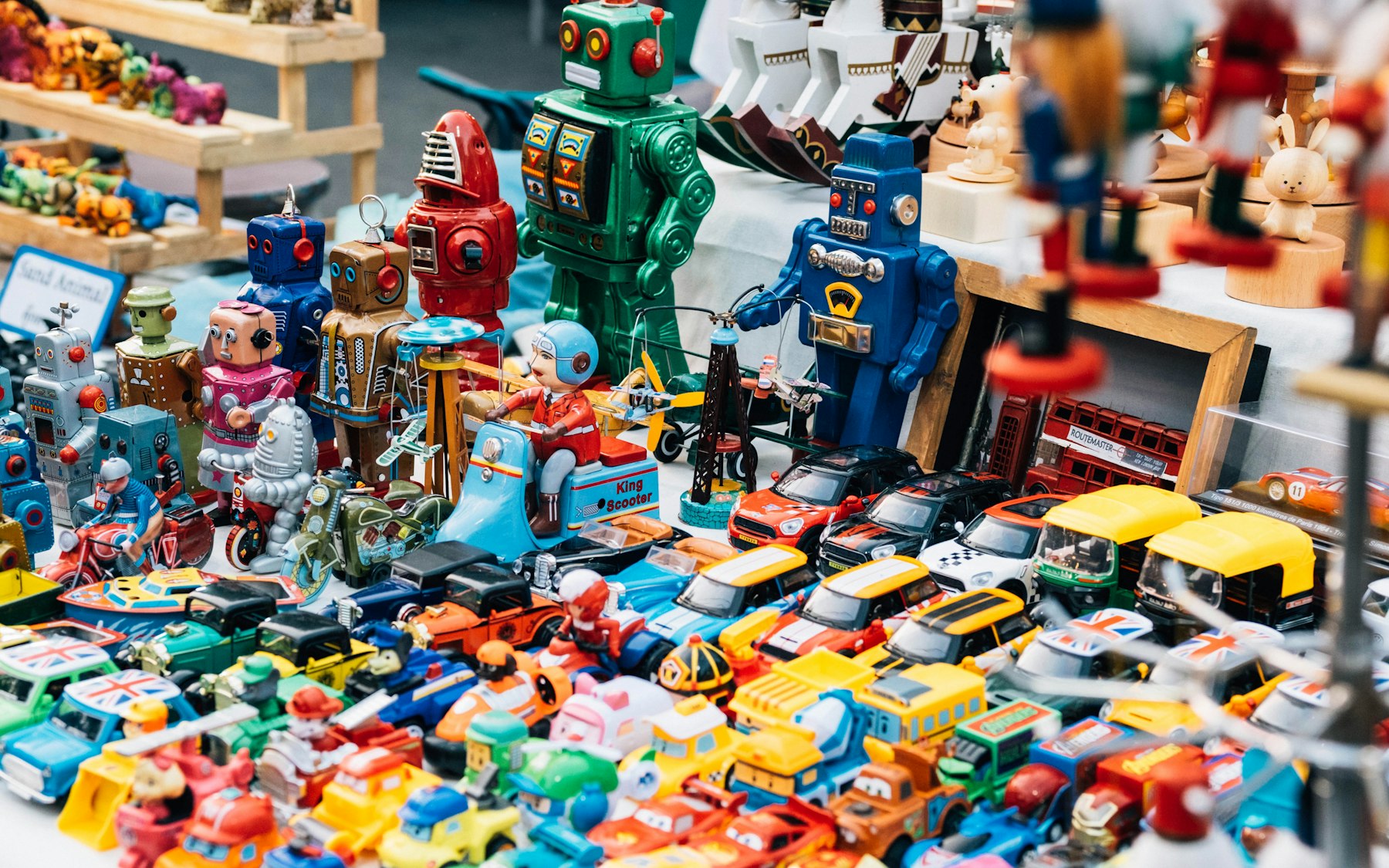 Toys and collectibles for retail